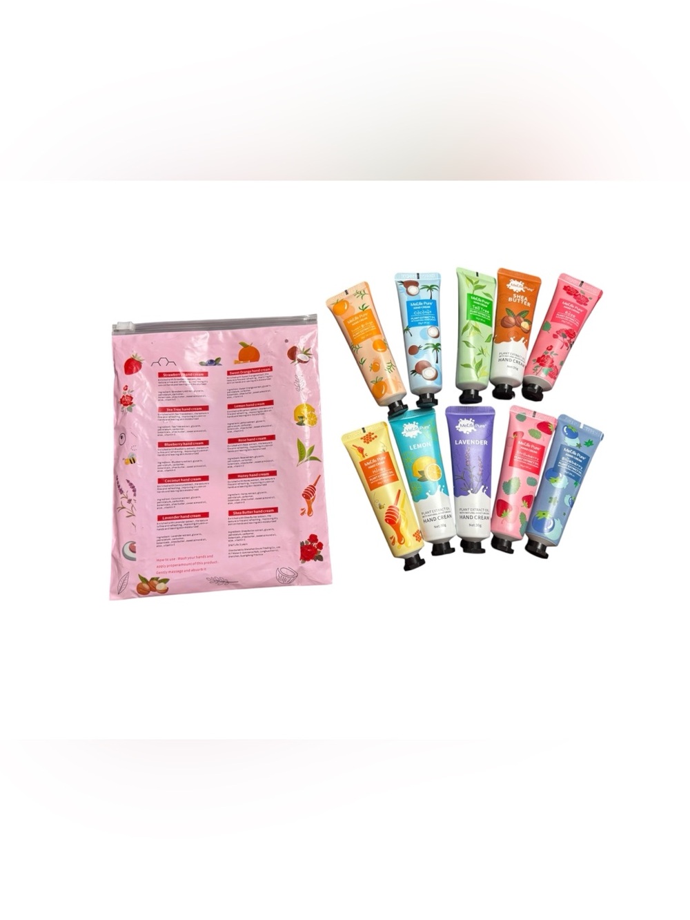 New 10 Pack Hand Cream Set
